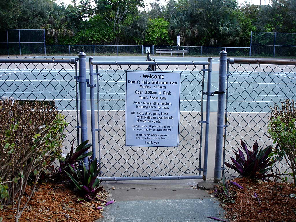 Captains Harbor Condo Tennis Courts